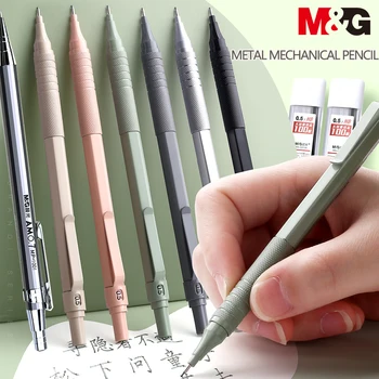 M&G do Metal Mecânica Lápis de 0,5 mm/0,7 mm de Chumbo Recarga do Aluno a Escrita de artigos de Papelaria Lápis Automático de Escritório material Escolar