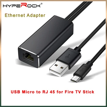 Micro USB para 100mpbs Ethernet RJ45 Adaptador Adequado para o Fogo de TV Vara/Chromecast