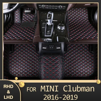 MIDOON Carro tapetes para MINI CLUBMAN(QUATRO PORTAS) - 2016 2017 2018 2019 Personalizado auto Almofadas do pé automóvel tapete capa