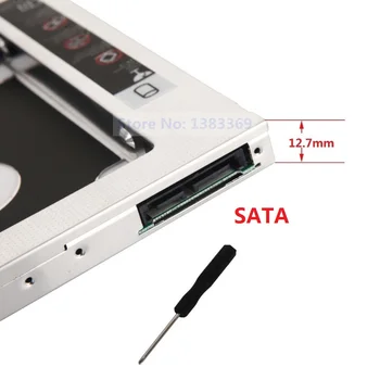 NIGUDEYANG 2ª Unidade de disco Rígido SATA HDD SSD de compartimento Óptico Caddy Quadro Adaptador para Acer Aspire 5750 5735 5335 substituir DVR-TD11RS DVD