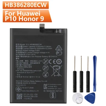 Nova Bateria de Substituição HB386280ECW Para o Huawei Honor 9 P10 Subir P10 STF-AL10 STF-L09 Bateria Recarregável