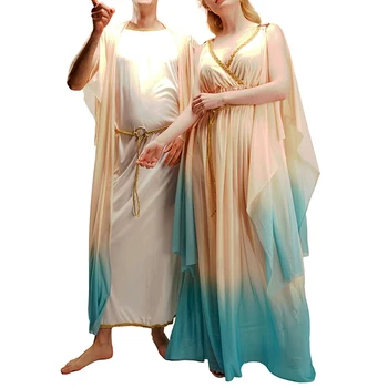 Nórdica Tradicional Mitologia grega Caracteres Trajes Cosplay para Adultos, Homens e Mulheres, Festa Festa Romana Antiga Trajes Nacionais