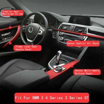 Para a BMW 3 4 3GT Série F30 F34 F36 F32 Centro de Condição do Ar, A/C de Ventilação de Saída do Painel de Controle Central de Duas cores, a Atmosfera da Lâmpada do Painel