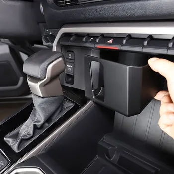 Para a Toyota Tundra, Sequoia 2022-2023 ABS preto Fosco Eletrônico do Carro travão de Mão com Botão Moldura Tampa Guarnição adesivo de carro acessórios