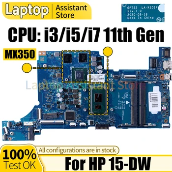 Para HP 15-DW Laptop placa-mãe LA-K201P M29210-601 M29205-601 M29209-601 M29208-601i3 i5 i7 11 Gen Notebook placa-Mãe