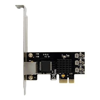PCI-E Placa de Rede PCI-E X1 RTL8125 de Porta Única De 2,5 G Gigabit Servidor de Rede, Cartão De 2,5 GbE Multi-Gigabit, NIC