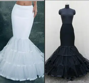 Plus Size Vintage Bola Vestido sereia Petticoat Para o Vestido de Casamento Branco Aros Anágua Deslizamento Underskirt Menina