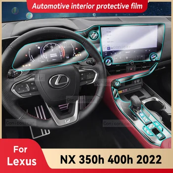 Por LEXUS NX 350h 450h 2022 caixa de Velocidades Painel de Painel de Navegação Interior Automotivo Película Protetora de TPU Anti-risco