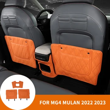 Protetor Para MG Mulan MG4 Mulan 2022 2023 Carro Anti Kick Tapete Impermeável Assento de Protetor de Costas, Almofada de Acessórios de Interior