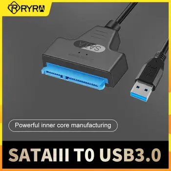 RYRA USB 3.0, SATA III, Cabo Sata para USB 3.0 Adaptador de Linhas de Apoio de 2,5 Polegadas disco rígido Externo disco Rígido SSD Cabo