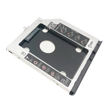 SATA 2ª Unidade de disco Rígido SSD HDD Módulo Transportador Quadro Adaptador para Asus Y481CC Y481 X450 A450 A450V X450V F450 Com Moldura de Suporte do Painel