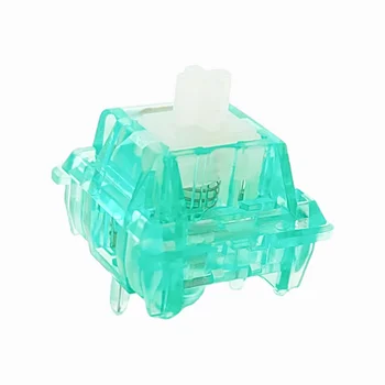 Tecsee Ice Mint Linear da Haste Verde Transparente do Interruptor para a Mecânica de Jogo Teclado com Habitação de PC