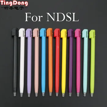 TingDong por grosso 12 Cores de Plástico Touch Screen Caneta Stylus para Nintend ND SL para 3DS XL N Jogo de DS Acessórios