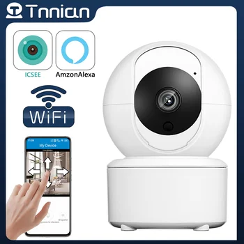 Tnnian 4MP Câmera do IP da Câmera de Segurança sem Fio wi-Fi Câmera do CCTV de Vigilância de Visão Noturna P2P Monitor do Bebê de Estimação wi-Fi Câmera iCSee