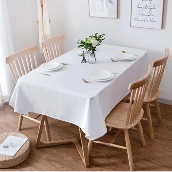 Toalha de mesa Impermeável Mesa de Jantar de Decoração de Casamento-QXB3