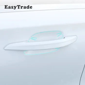 Tpu Película Transparente Carro Maçaneta Da Porta Tigela Adesivo Especial Modificação Filme De Proteção Para Lincoln Aviador 2020 2021 Acessórios