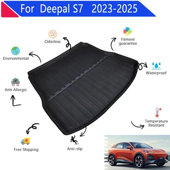Tronco de carro Tapete para Changan Shenlan Deepal S7 2023 2024 2025 Material EVA Carro de Carga Traseira da Bandeja do Tronco de Fácil Limpeza Almofadas Acessórios