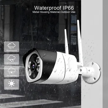 Tuya 1080P Nova Câmera do IP do Wifi do HD Exterior com Visão Noturna Infravermelho Câmera de Segurança de Duas Vias de Áudio sem Fio da Câmera de Vigilância de Vídeo