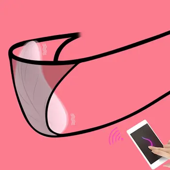 Vibrador no Clitóris Vagina Estimulador de Produtos para Adultos de Vibração Ovo de Brinquedos Sexuais para as Mulheres APLICATIVO Bluetooth, controle Remoto sem Fio