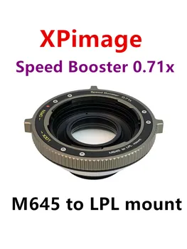XPimage Speed Booster de 0,71 x Fecho Adaptador Redutor Focal Colocar Mamiya 645 Lente para ARRI LPL de montagem de Câmera Para mini LF ALEXA S35