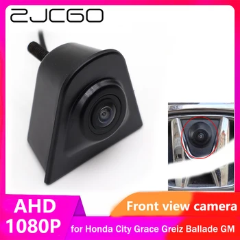 ZJCGO AHD CVBS 1080P 170° LOGOTIPO do Carro do Estacionamento Frente da Câmera com Visualização para o Honda City Graça Greiz Balada GM